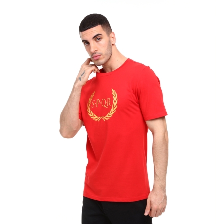 Spqr Cotton T-Shirt ARES Red - 3