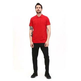 SPQR Erkek Polo T-Shirt SANCTUS KIRMIZI - 6