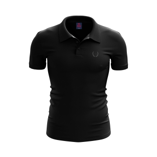 SPQR Erkek Polo T-Shirt SANCTUS SİYAH - SPQR/SPQOR