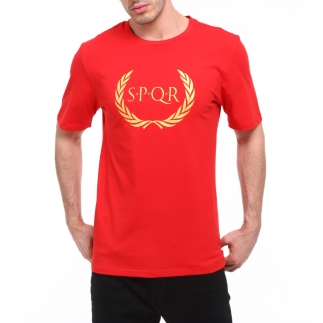 SPQR Erkek %100 Pamuk T-Shirt ARES KIRMIZI - SPQR (1)