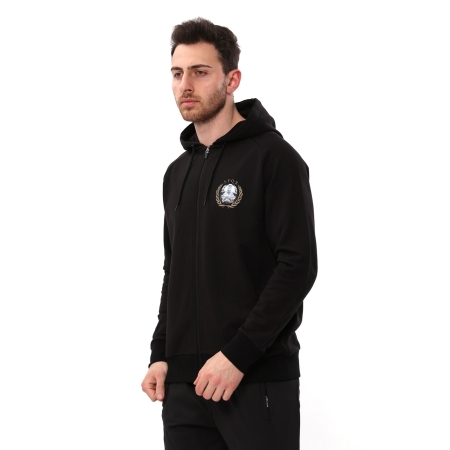 Spqr Full-Zip Hoodie AUREUS Black - 2