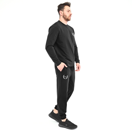 SPQR Relax Fit Pamuklu Sweat Pantolon PLUTO SİYAH - 5