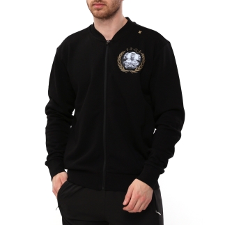 Spqr Full-Zip Sweatshirt AUREUS Black - 1