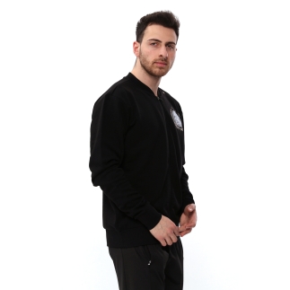 Spqr Full-Zip Sweatshirt AUREUS Black - 3