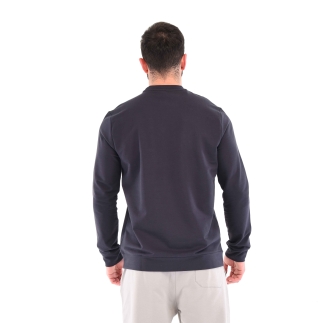 SPQR Pamuklu Bisiklet Yaka Basic Sweatshirt SATURN ANTRASİT - 4