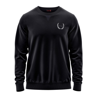 SPQR Pamuklu Bisiklet Yaka Basic Sweatshirt SATURN LACİVERT - SPQR