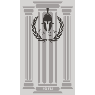 Spqr Towel GALEA Gray - 1