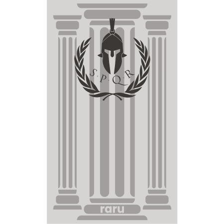 Spqr Towel GALEA Gray - 1